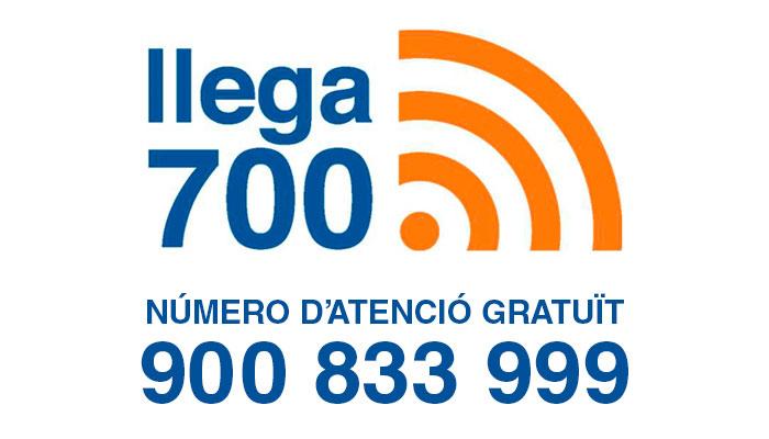 Desplegament de la tecnologia 4G y 5G sobre les bandes de freqüència de 800 i 700 MHz