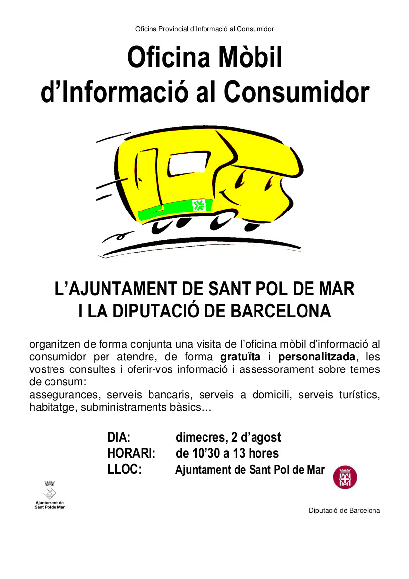 Visita de l'Oficina Mòbil d'Informació al Consumidor