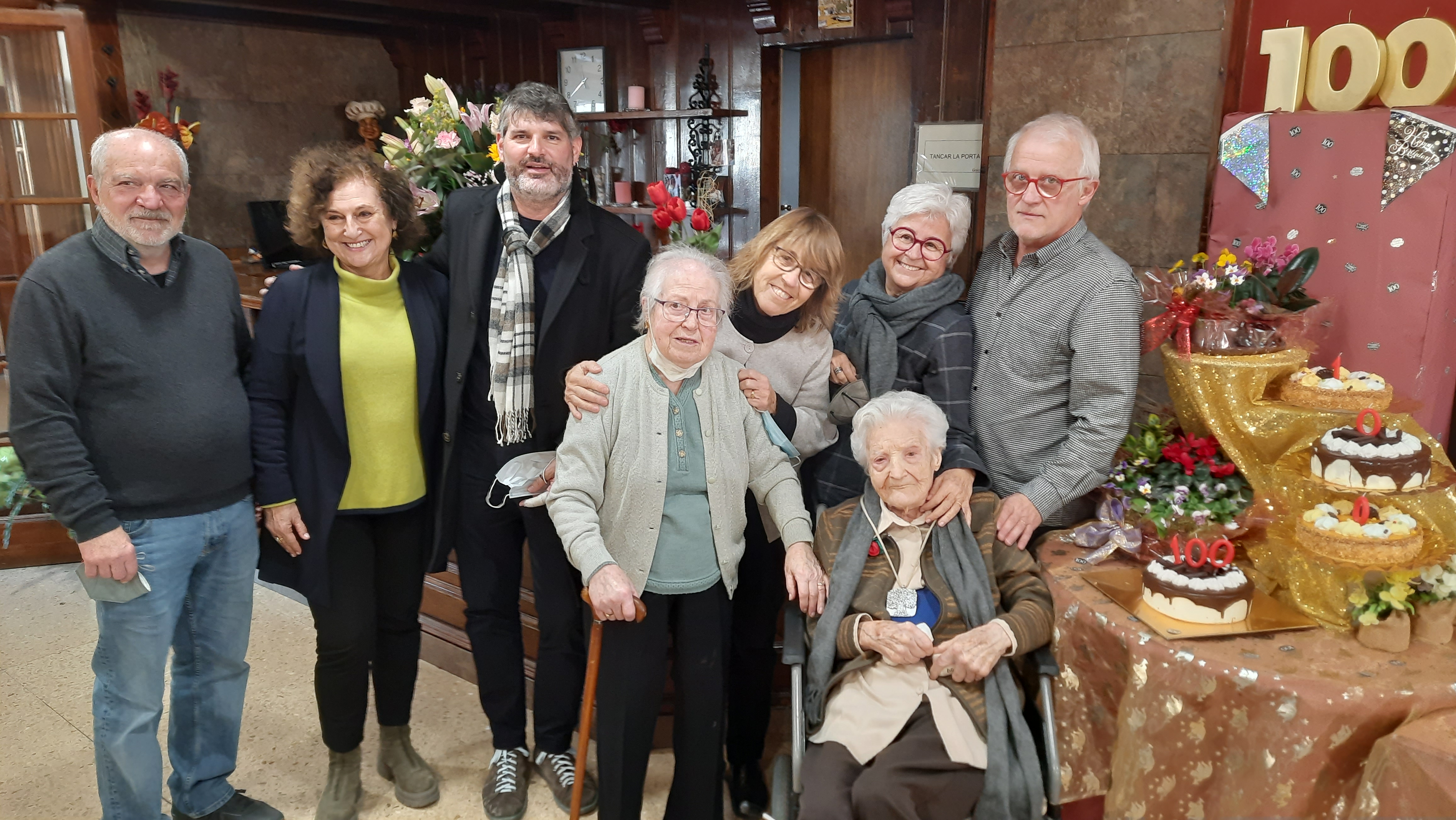 L'Ajuntament felicita el centenari de Dolors Amill