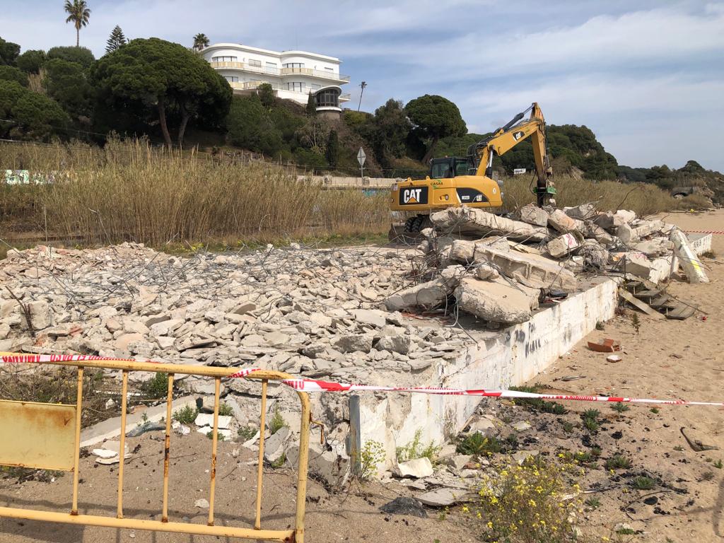 Es fa efectiu l'enderroc de la guingueta de Roques Blanques