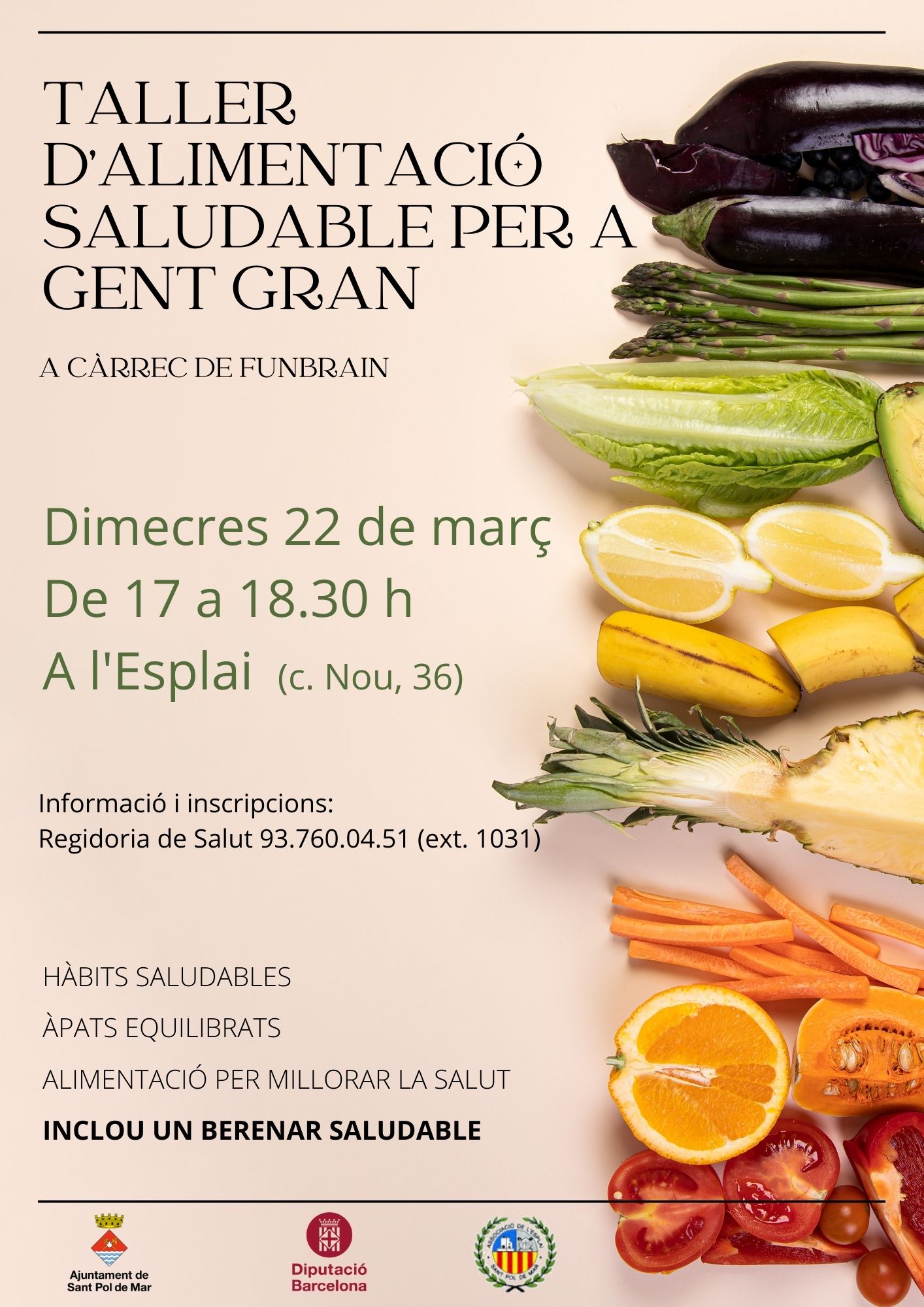 taller alimentacio saludable gent gran