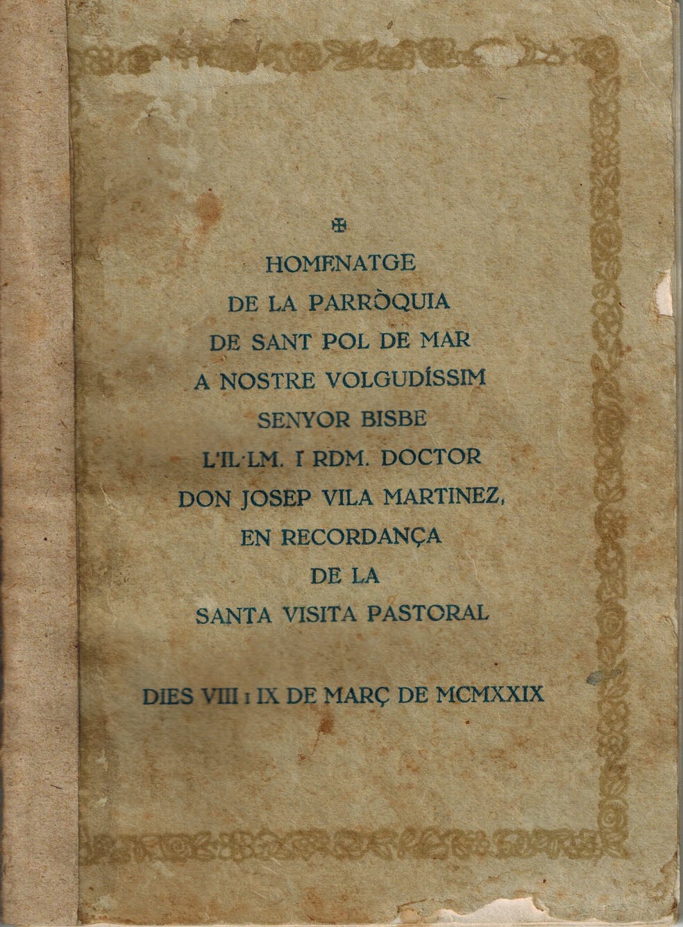 Ingressa a l'Arxiu un document de gran valor de la parròquia de Sant Jaume