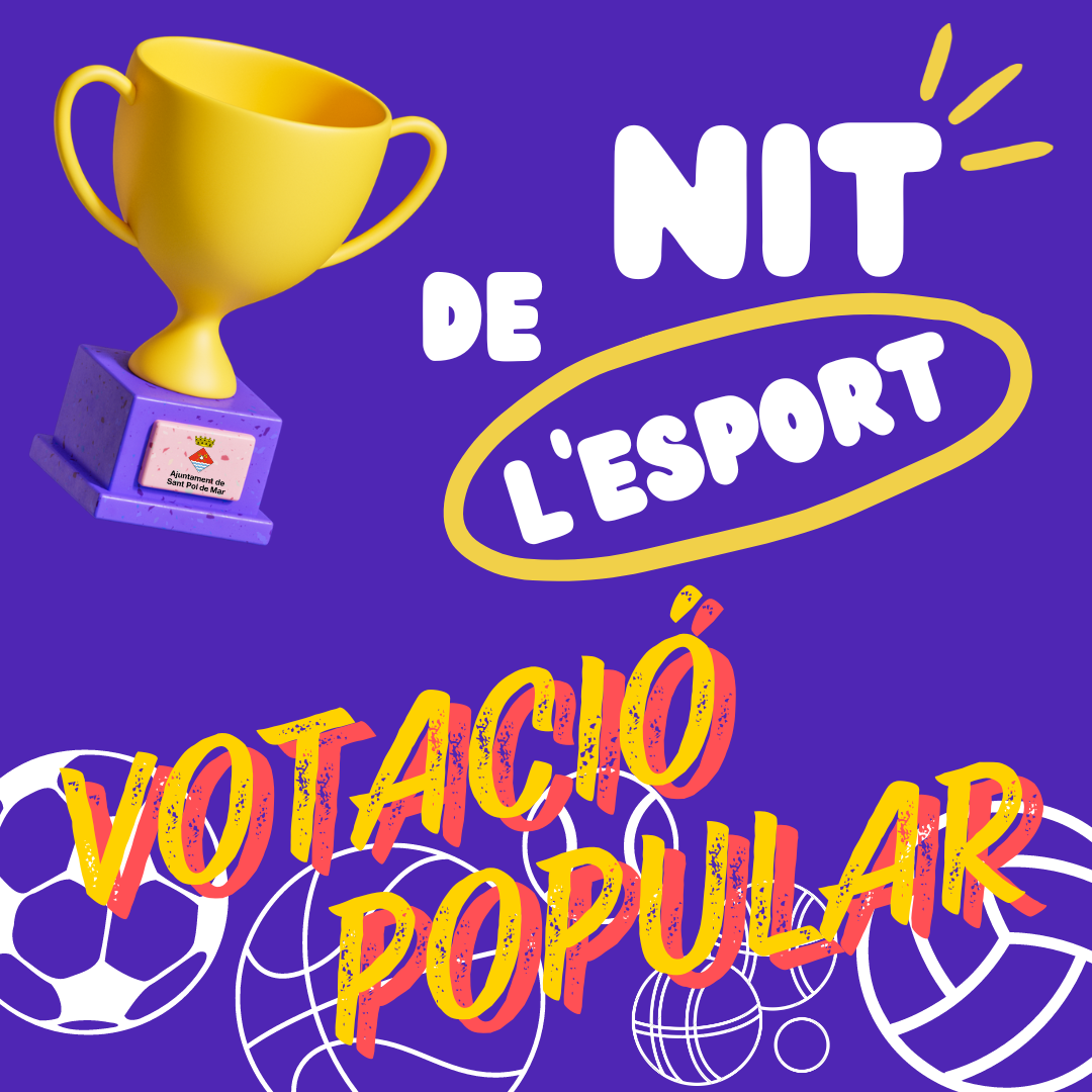 Oberta la votació popular de la Nit de l'Esport 2024!