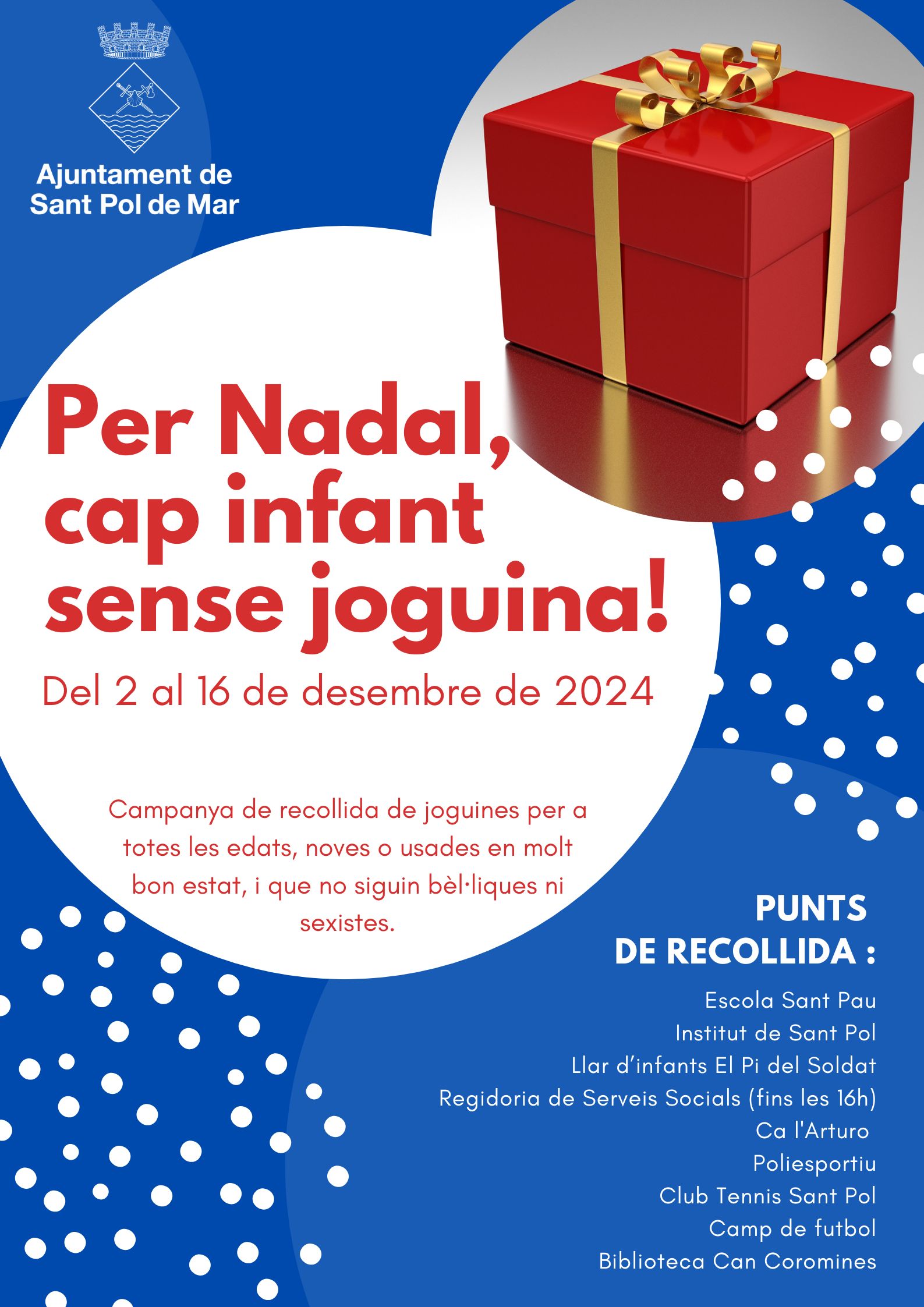 Nova crida per a la campanya solidària de recollida de joguines