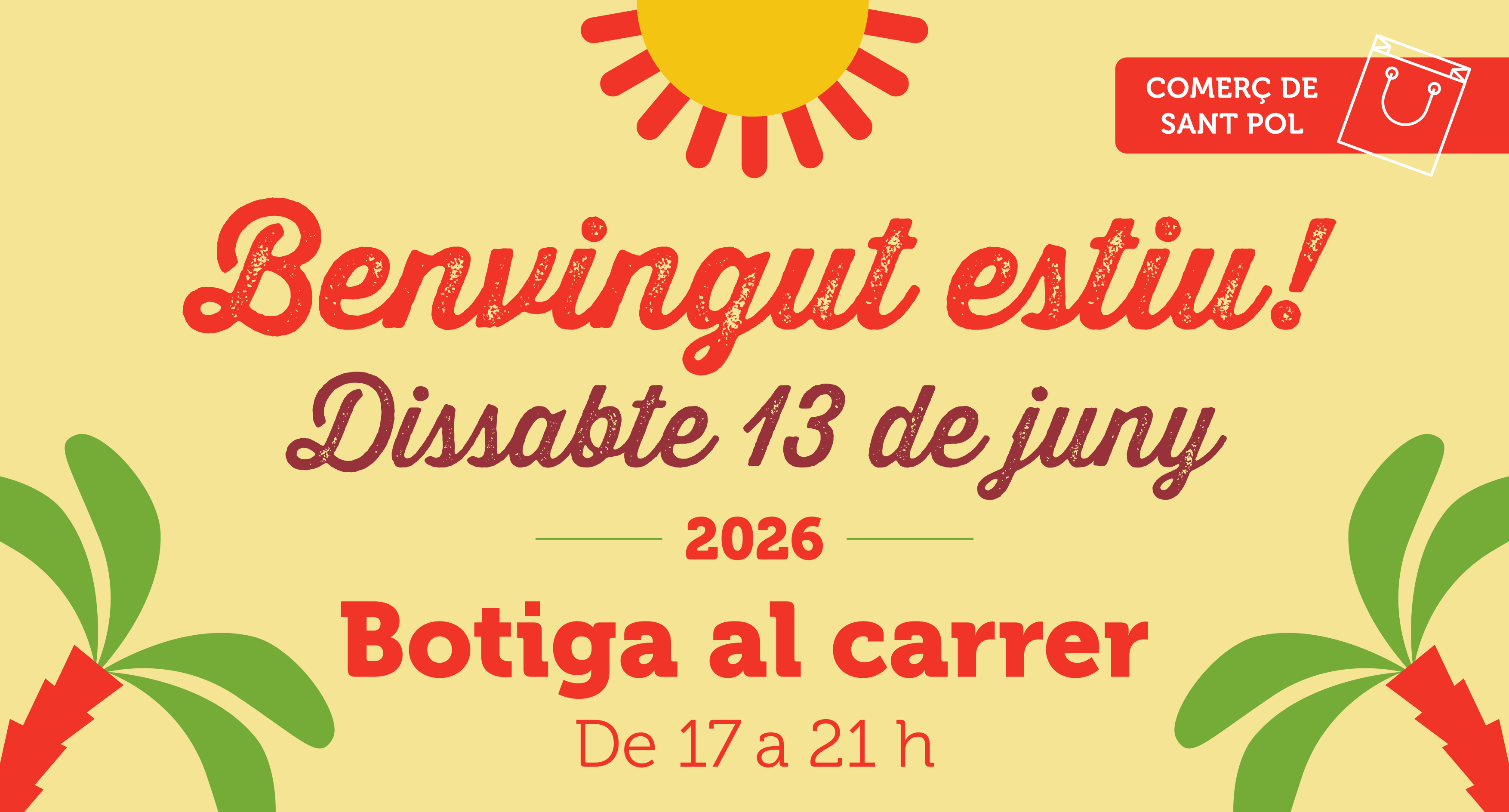 El comerç santpolenc surt al carrer per donar la benvinguda a l'estiu