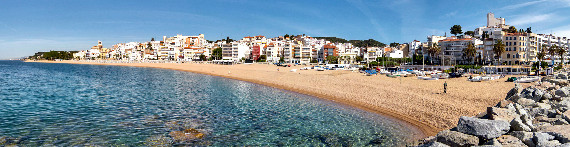 Panormica de la platja de Sant Pol